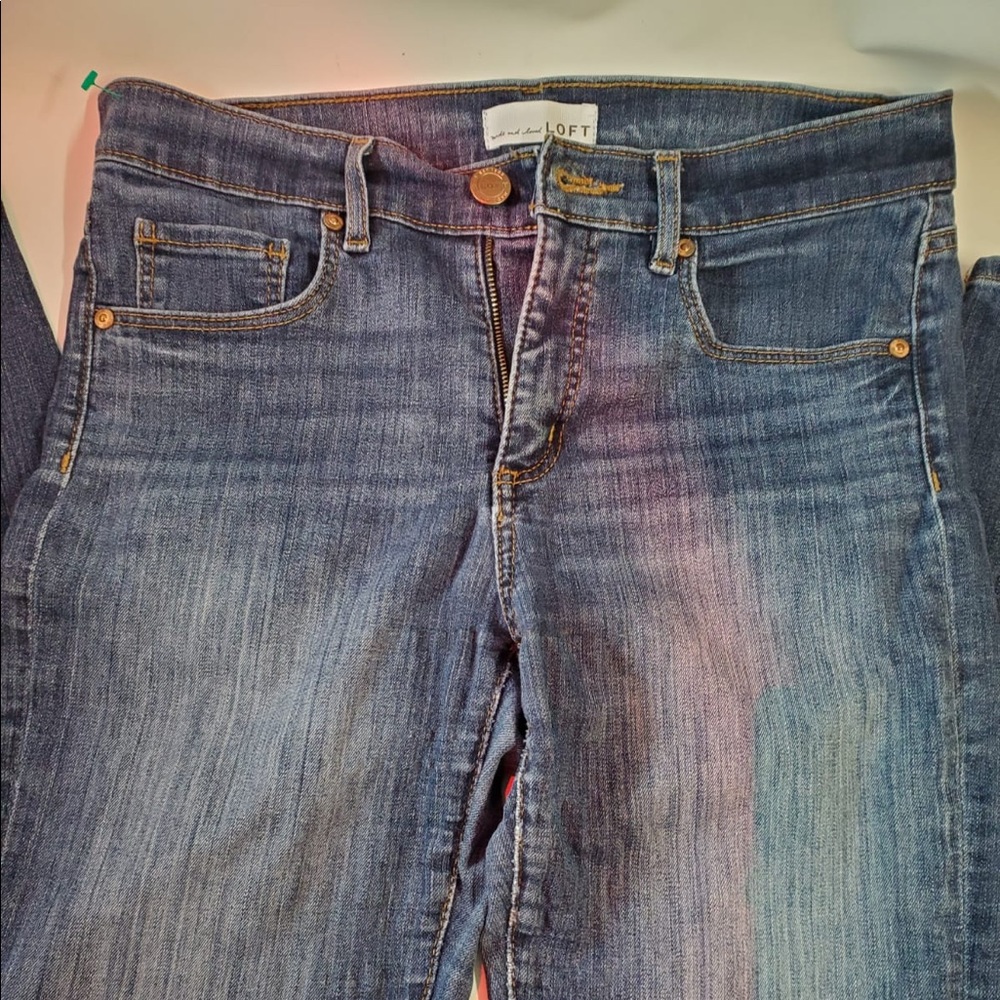 Loft Womens Blue Jeans Size 28